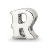 Sterling Silver Reflections Letter R Bead
